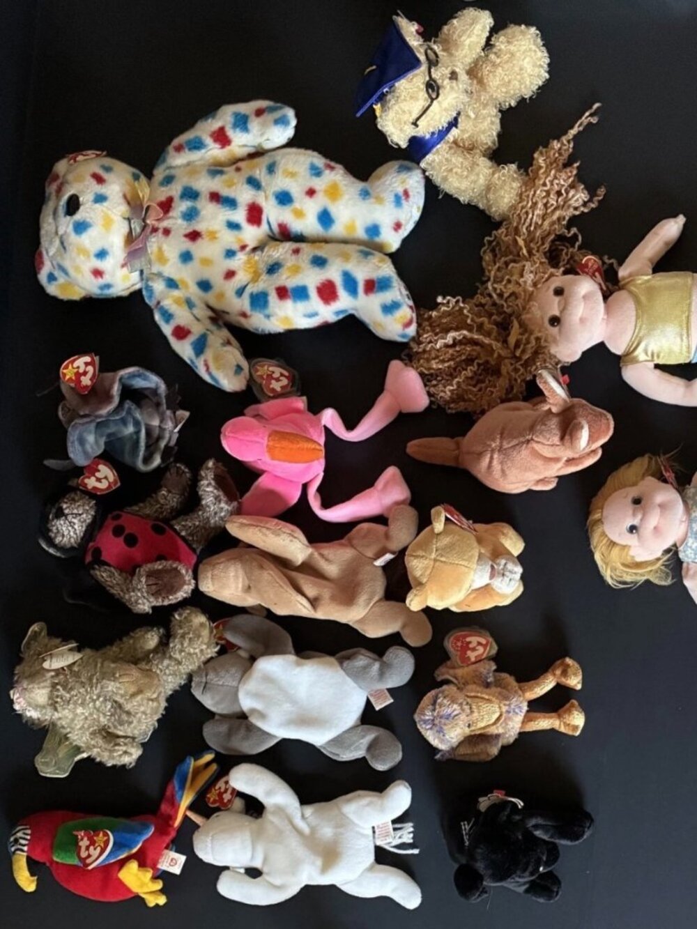 Lot of Beanie Babies; Ty Original; Beanie Bopper; Beanie Kid; Beanie Buddy